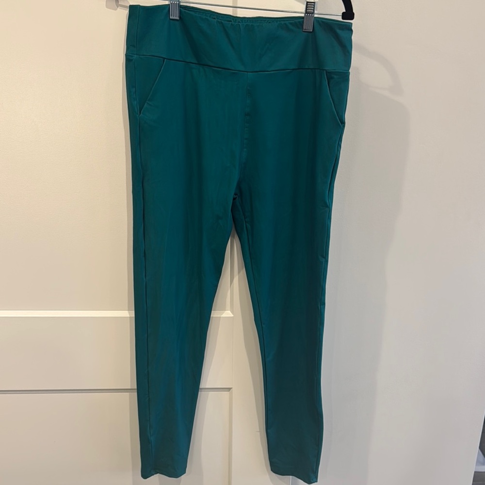 Teal Leggings Size Tall & Curvy